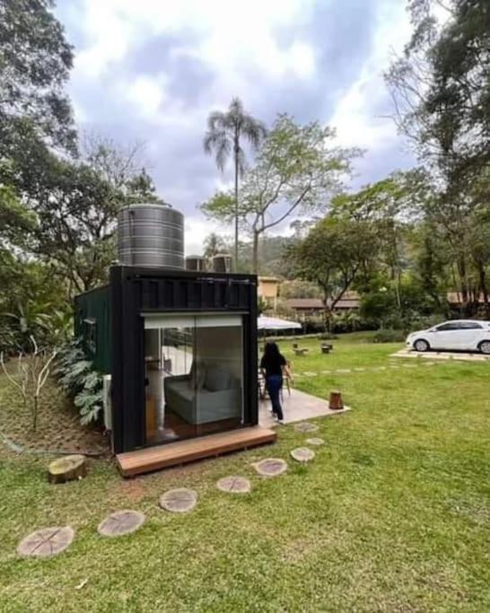 Casa Container Na Represa De Guarapiranga! Sonho! Villa San Paolo Esterno foto